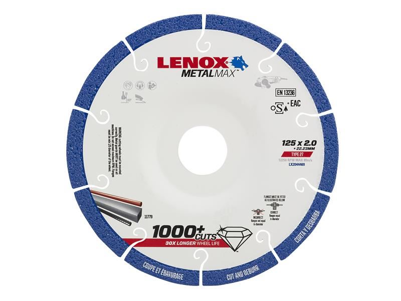 LENOX Disco de Diamante METALMAX 125mm para Corte de Metais
