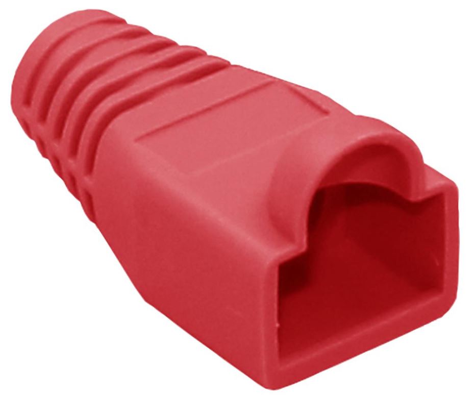 CONNECTIX CABLING SYSTEMS - 易用RJ45壓力減緩保護套 Cat5e Cat6 紅色