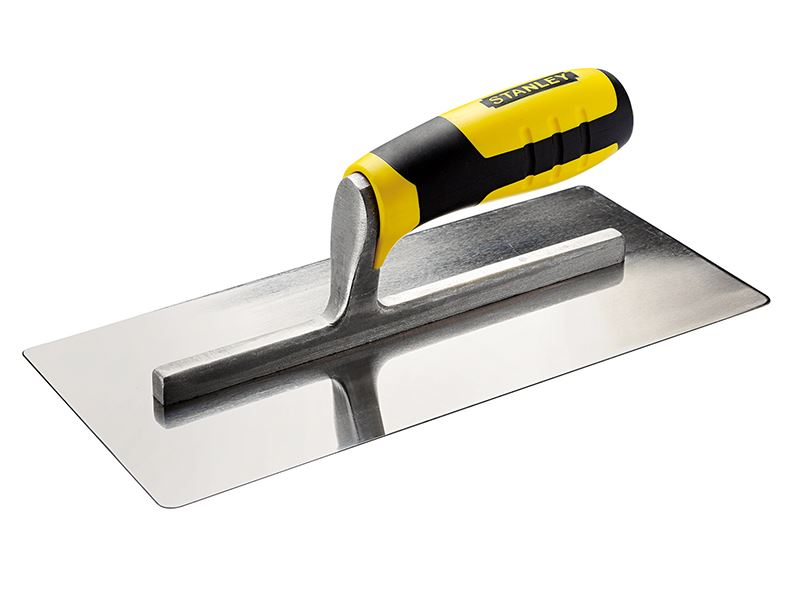 STANLEY Truelle en acier inoxydable avec poignée bimatière, 320x130mm