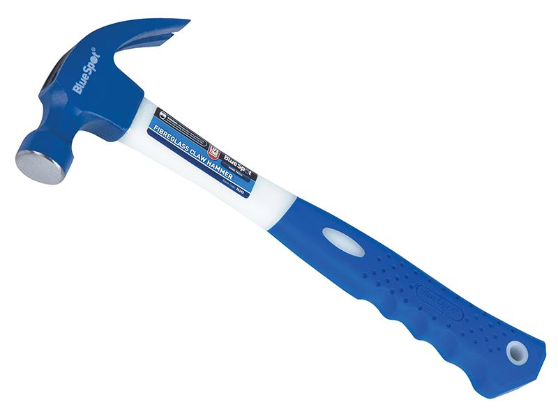 Blue Spot Tools Martello a Manico in Fibra di Vetro con Artiglio, 570g