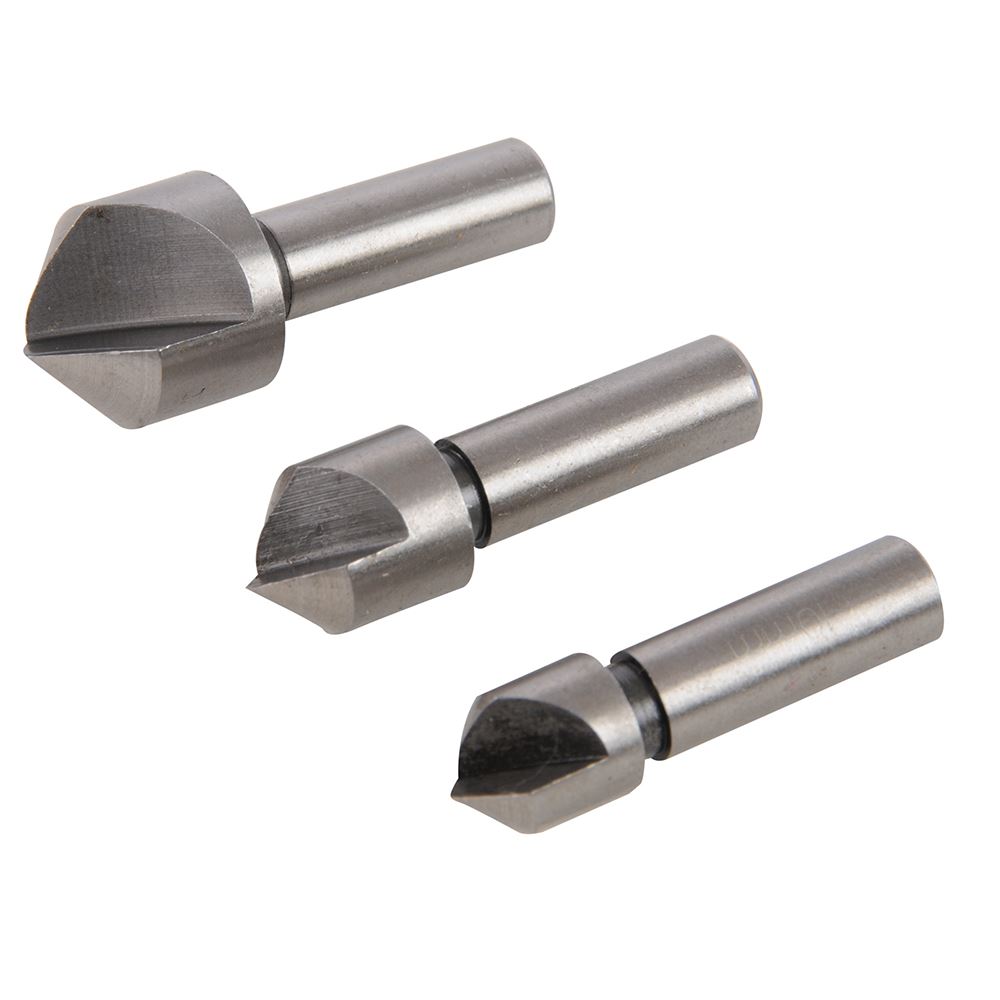 Silverline HSS Countersink Set, 10/12/16mm, 3-Piece