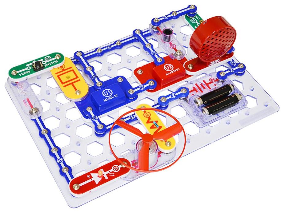 Snap Circuits Junior Plus - Kit Électronique Enfant 100+ Projets Sans Outils