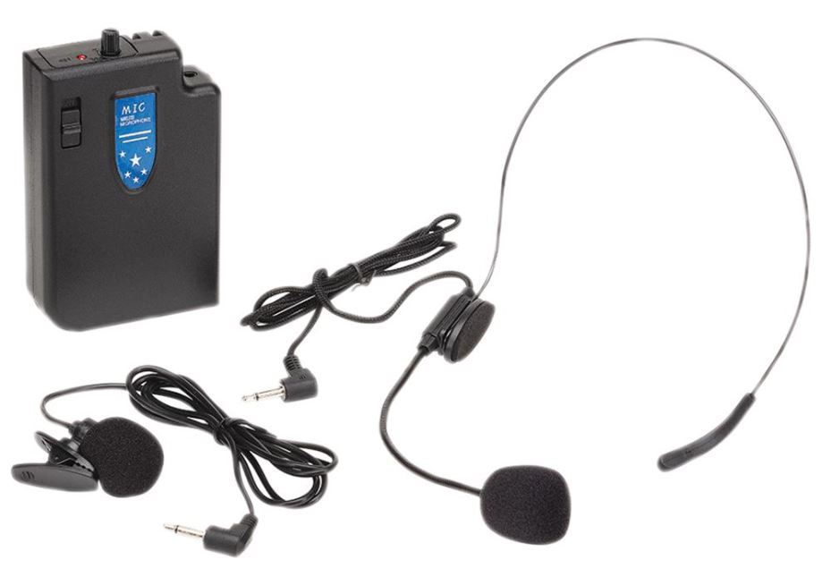 Kit sans fil VHF SOUNDSATION avec casque et micro cravate