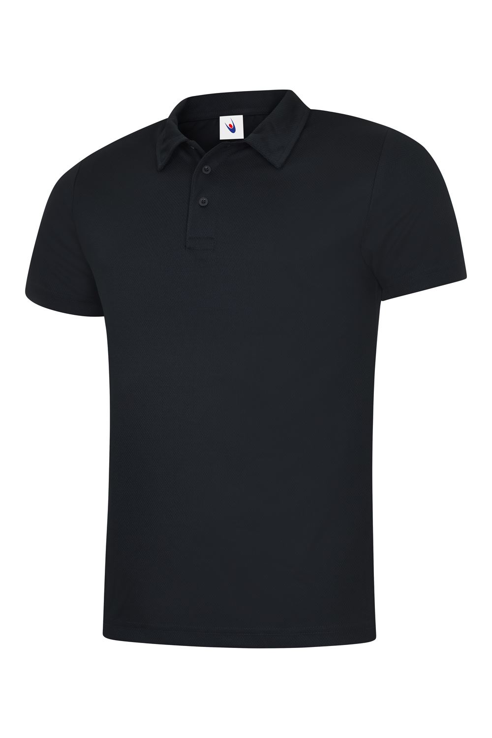 Uneek Ultra Cool Unisex Polo Shirt - Black, Size L