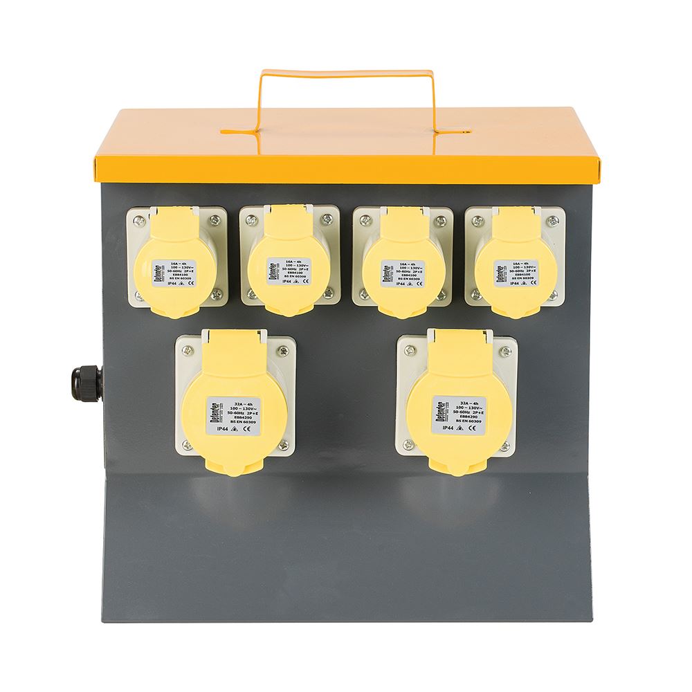 Defender 110V Splitter, 4 x 16A / 2 x 32A, 3m Cable