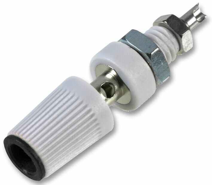 Pro Signal 4mm Terminal, Black, Nickel Plated, Chassis Mount