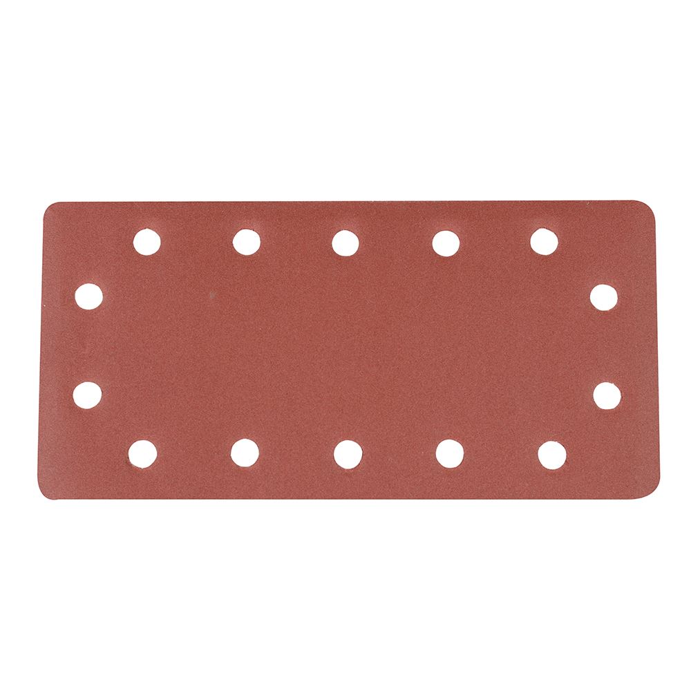 Silverline Haken- und Schleifvlies 1/2 Blatt gelocht 10er Pack - 240er Körnung