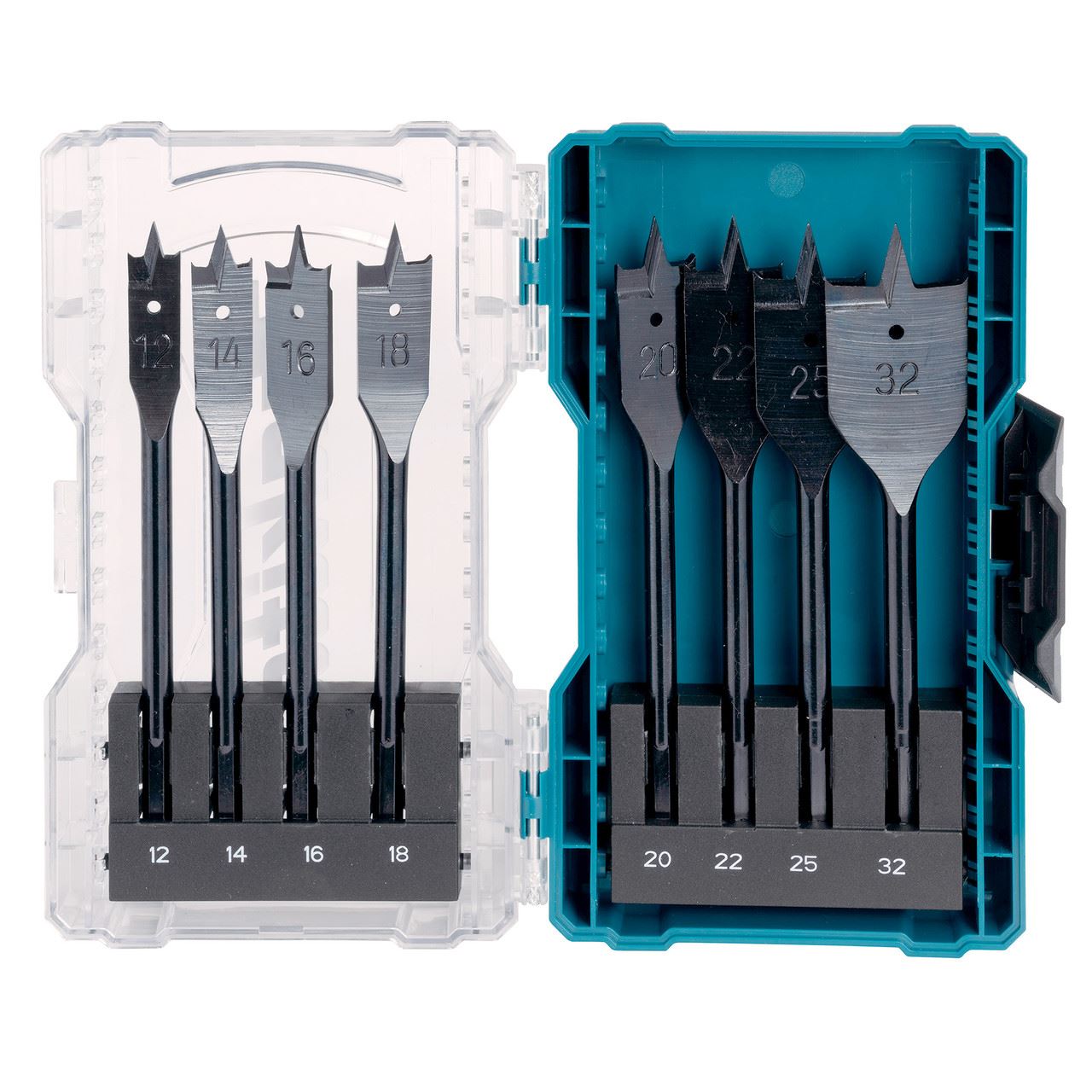 Makita Set di Punte Piatte E-08698 12-32mm (8 Pezzi)
