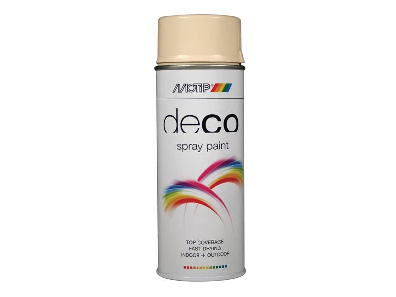 MOTIP® Cat Sembur Deco RAL 1015 Gading Ringan Kilau Tinggi 400ml