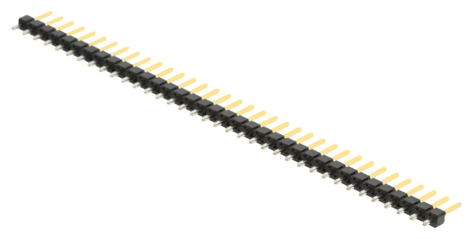 Amphenol 36핀 골드 도금 헤더, 2.54mm 피치