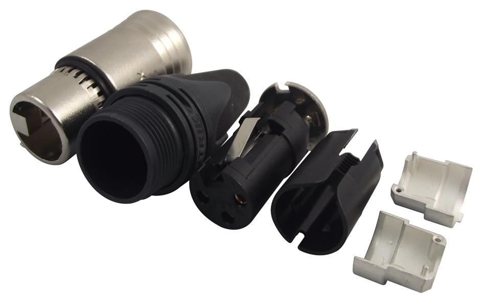 NEUTRIK XLR Aansluiting, EMC Afgeschermd (NC3FXX-EMC)