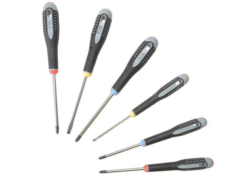 Bahco ERGO™ Screwdriver Set, 6-Piece, High-Performance