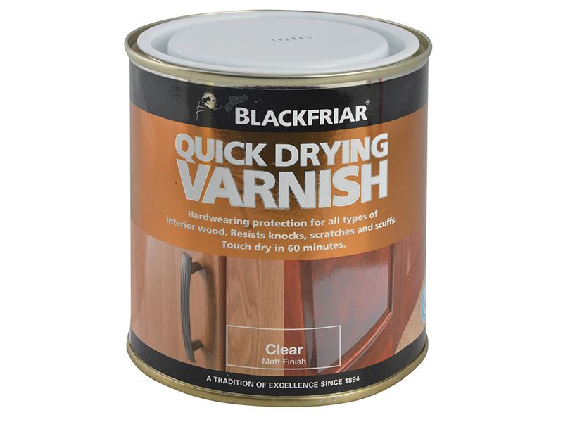 Blackfriar Duratough Quick-Dry Interior Varnish, Clear Matt, 250ml