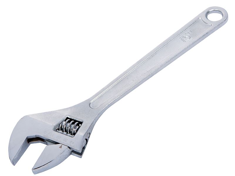 BlueSpot Adjustable Wrench 380mm Chrome Plated