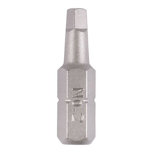 Timco S2 Čtvercové nástavce, velikost No.2 x 25mm - balení 2 ks