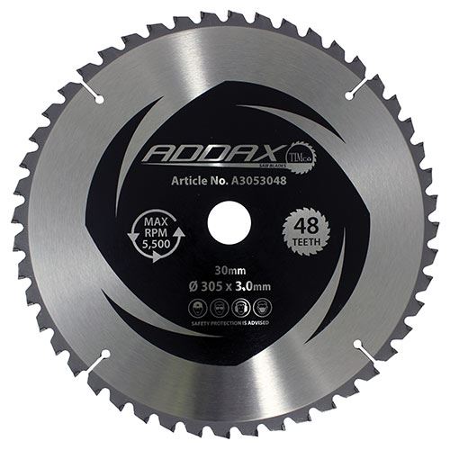 Timco 305mm Circular Saw Blade, -5° Hook Angle, 48 Teeth