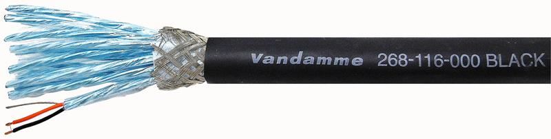 VAN DAMME Black Series - Câble audio multicâble 16 paires, par mètre