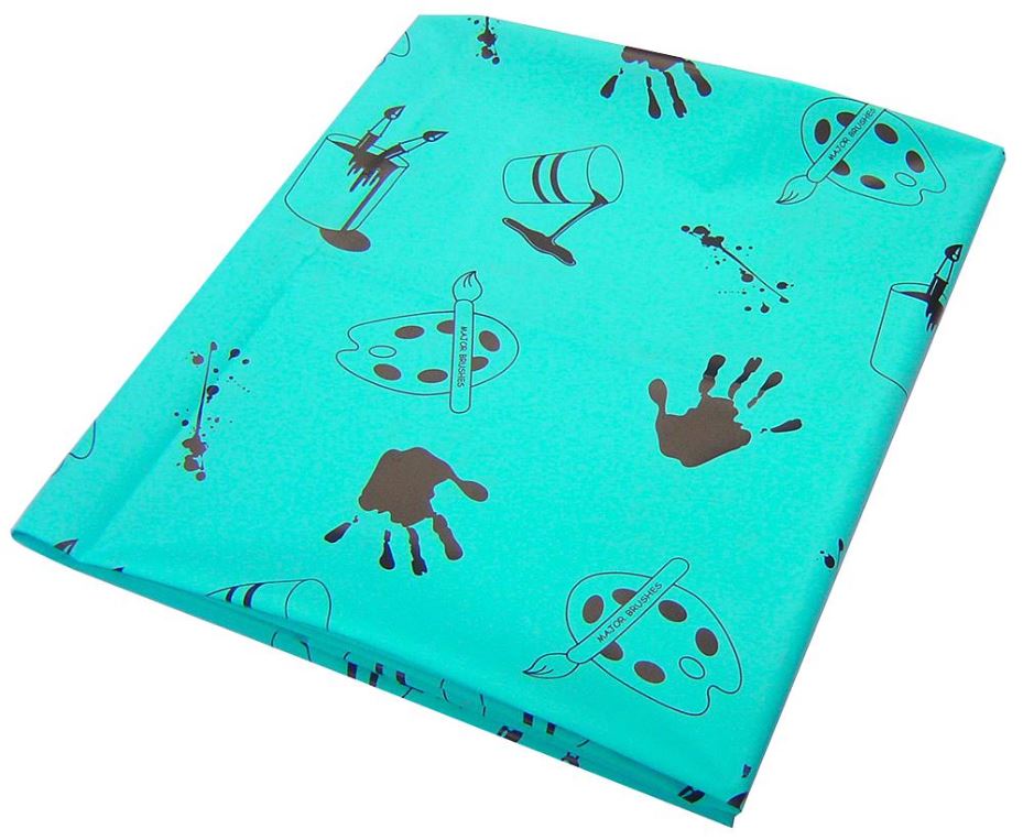 MAJOR BRUSHES - Nappe en plastique pour table 152x152cm, motif Arts & Crafts