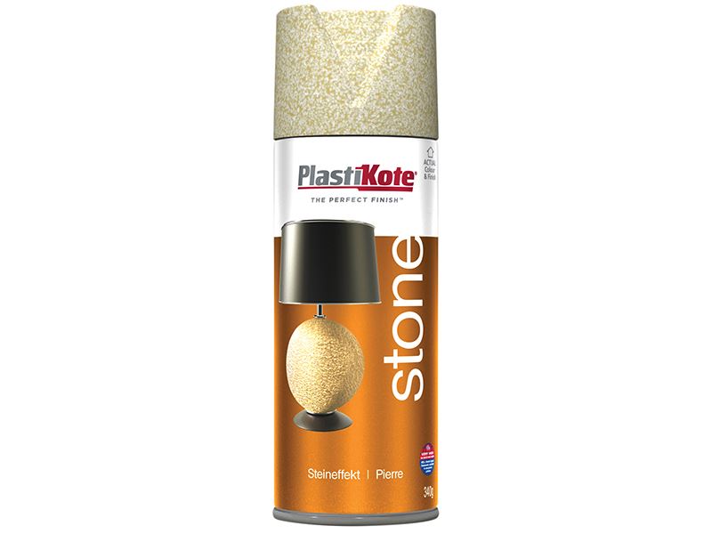 PlastiKote Stone Touch Spuitverf, Santa Fe Zand, 400ml