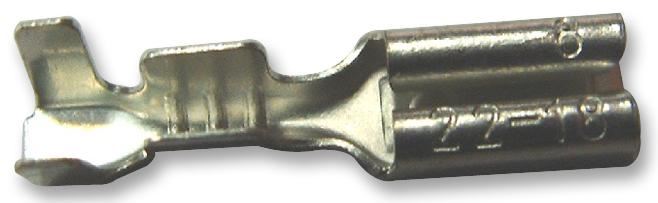 MULTICOMP PRO טרמינל נקבה ללא בידוד, 18-22 AWG, 100 חבילה