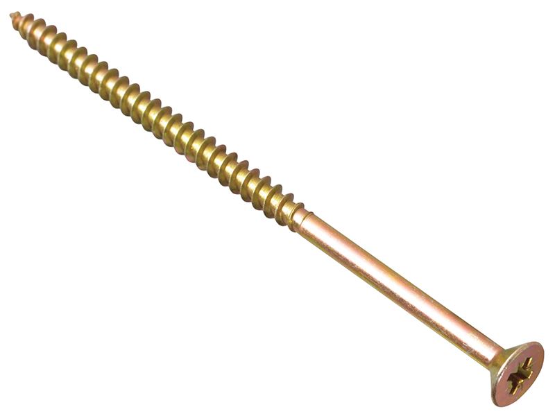 ForgeFix Pozi Compatible CSK Screws 6.0 x 120mm, Box of 100