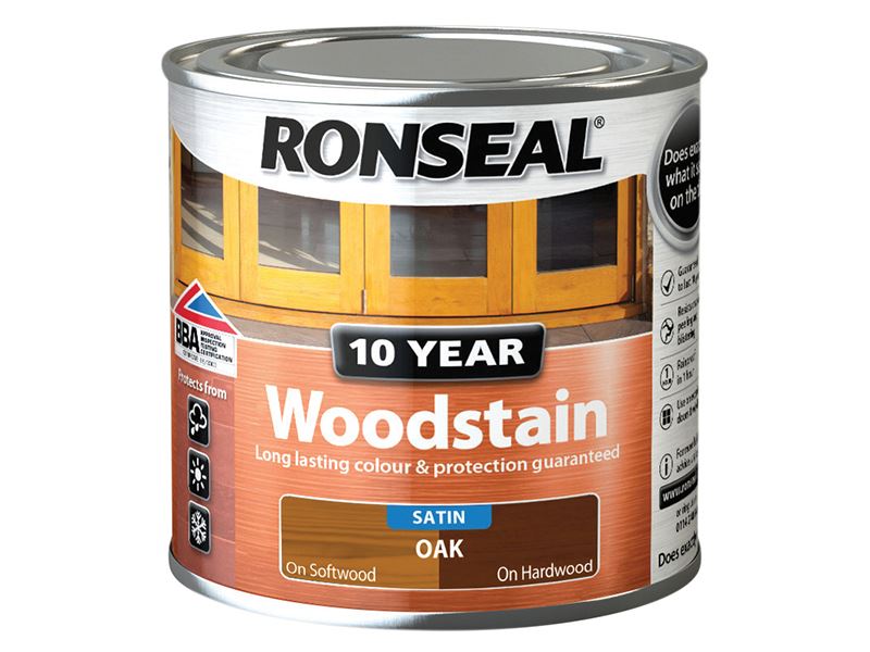 Ronseal - Βερνίκι Ξύλου 10-ετίας, Δρυς, 250ml