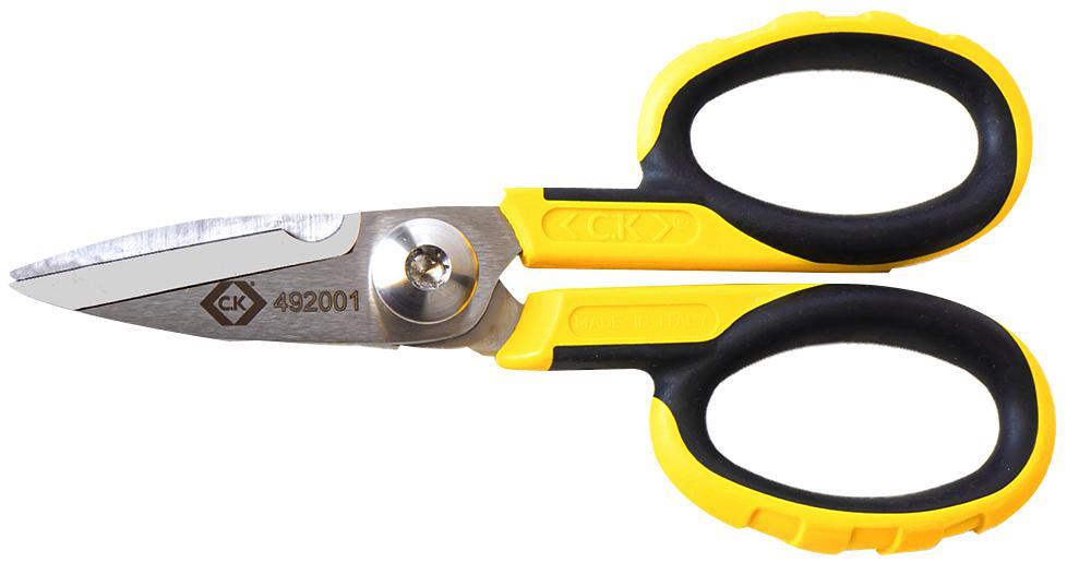 CK Tools Elektrikářské nůžky 140 mm s pouzdrem