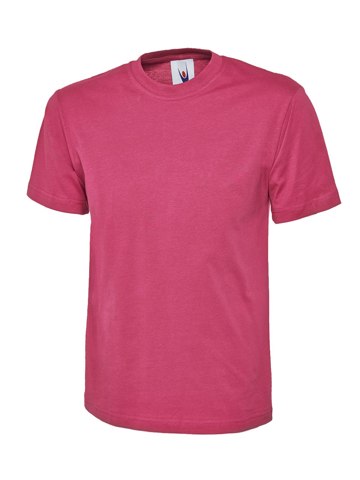 Uneek Classic Unisex T-Shirt - Reactive Dyed, Hot Pink, XS