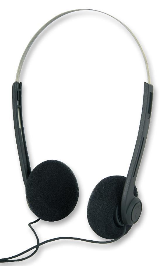 HiLo Classic 80s Style Headphones with Foam Earpads