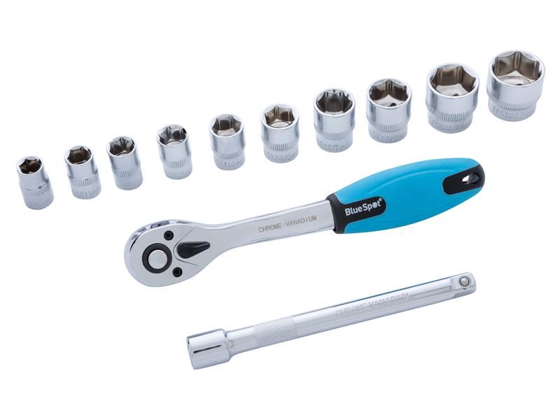 BlueSpot Tools Σετ Υποδοχών 3/8in Drive 12 Τεμαχίων Μετρικό