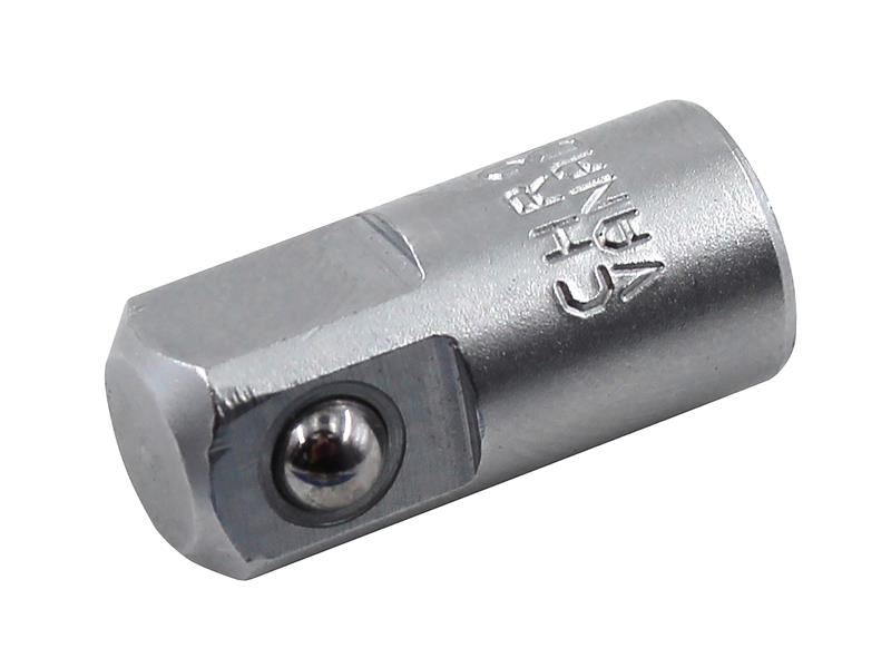 Faithfull Socket Adaptor 1/4 naar 3/8 inch, Chroom-Vanadium