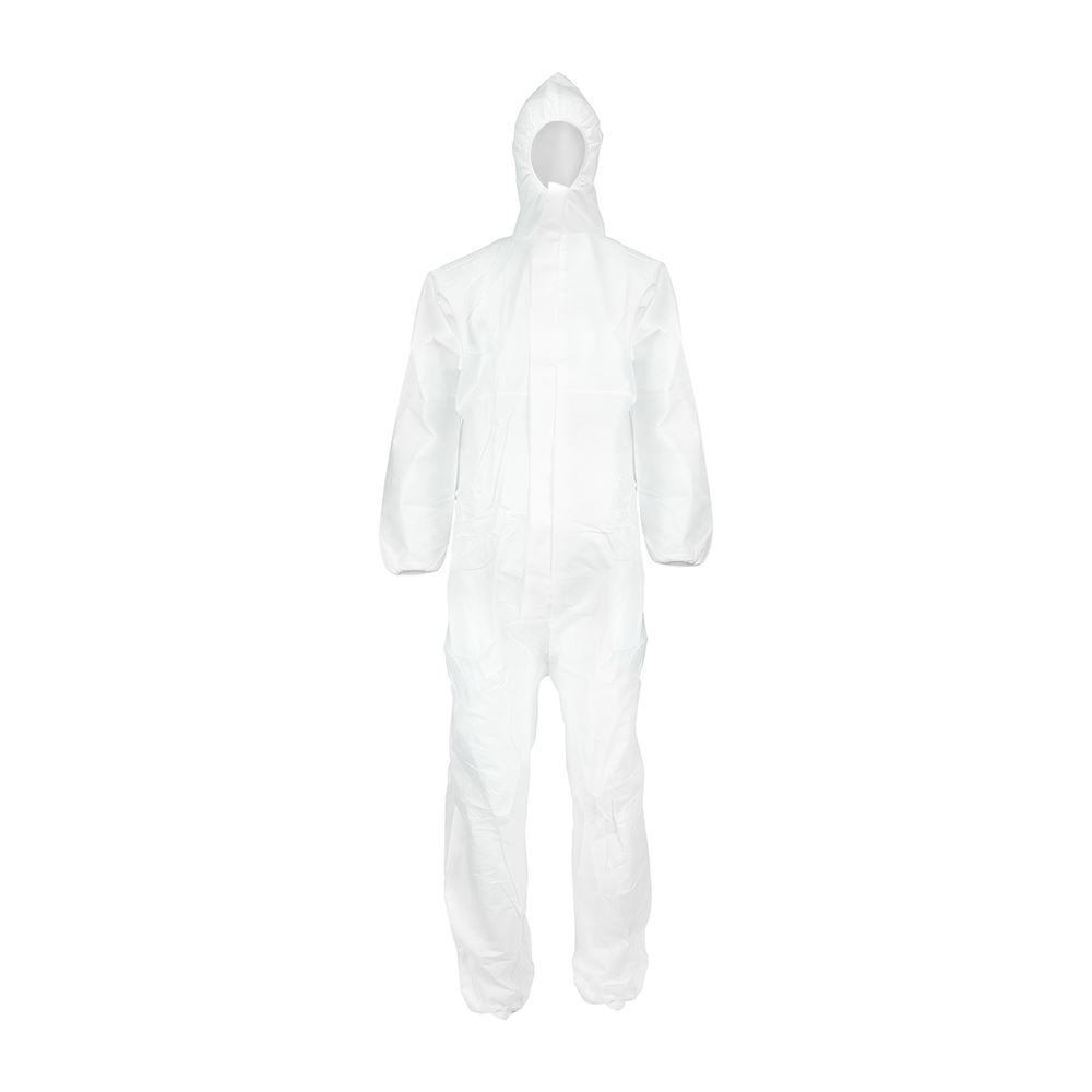 Timco Cat III Type 5/6 Disposable Coverall, White, XXXL