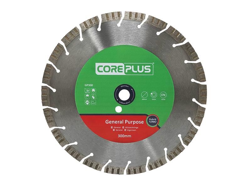 CorePlus GP300 Lâmina de Diamante Turbo, 300mm