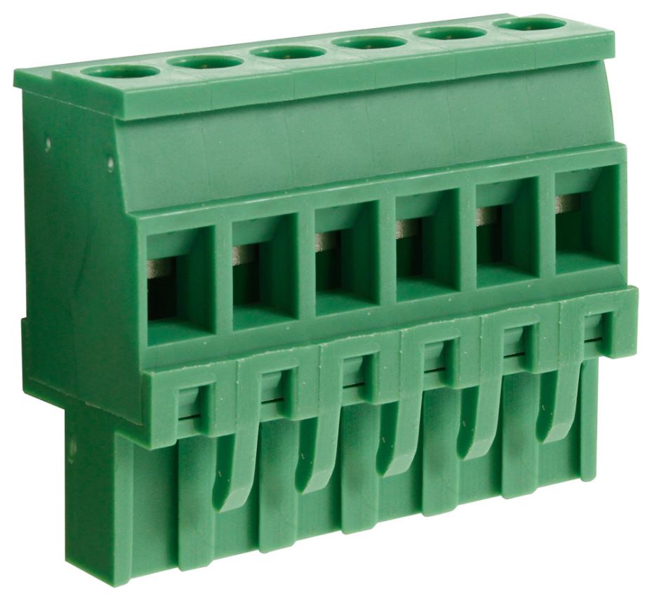 CAMDENBOSS - Terminal Blok Plag Boleh Alih Vertikal/Terbalik 5.08mm, 6-Kutub, 1