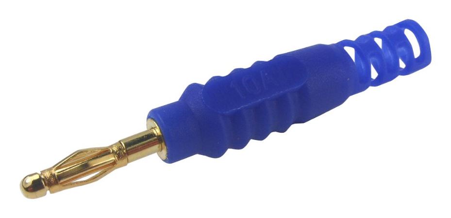 CLIFF 2mm Banana Plug, Blue, 60VDC, 10A