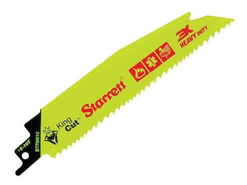 Starrett Hojas de Demolición Bimetal BTR6610-5, 152mm, 6-10 DPI (Pack de 5)