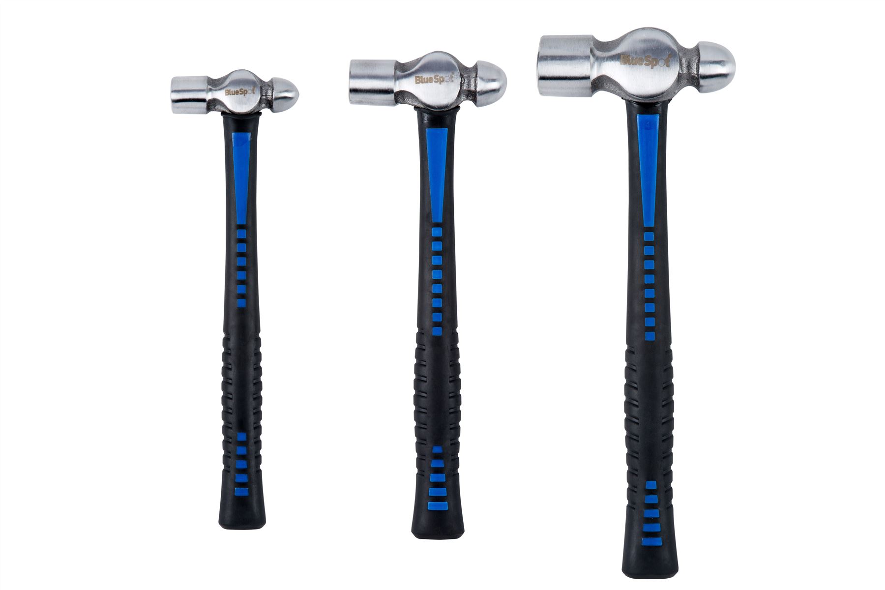 Blue Spot Tools 3-delige Balpen Hamerset met TPR heft