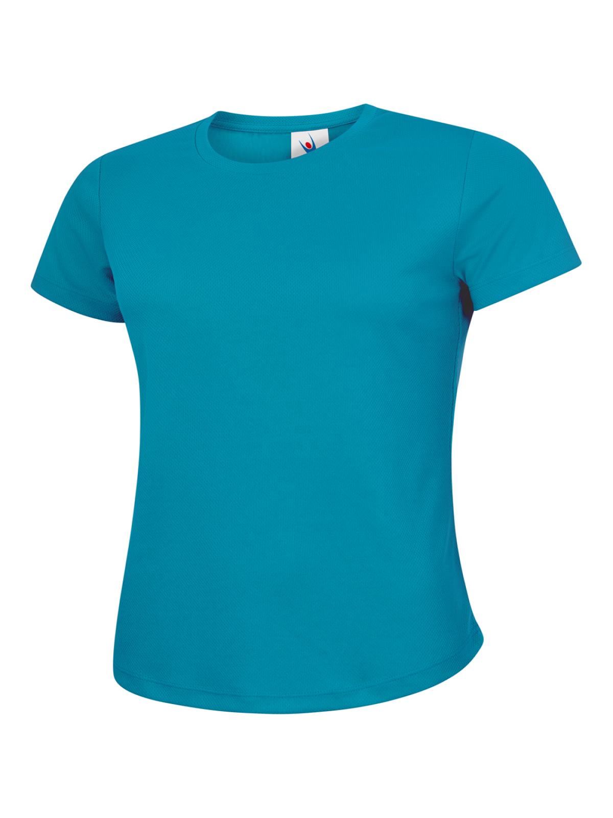Uneek Ultra Cool Unisex T-Shirt - 100% Polyester, Sapphire, XS