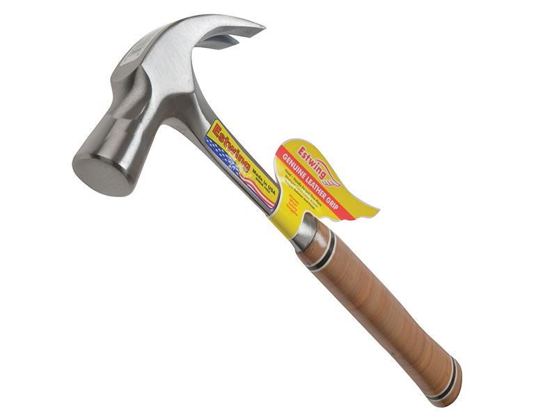Estwing E24C 곡선 클로 해머 (가죽 그립, 680g, 24oz)