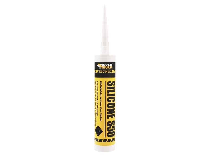 Everbuild Sika Tecnic Silicone S50 Translucent 310ml Sealant