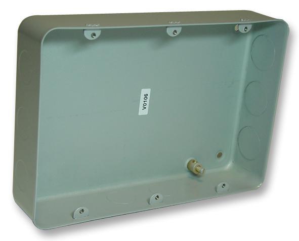 MK Grid Plus 12 Gang Metalclad Back Box, Aluminium, 40mm Depth