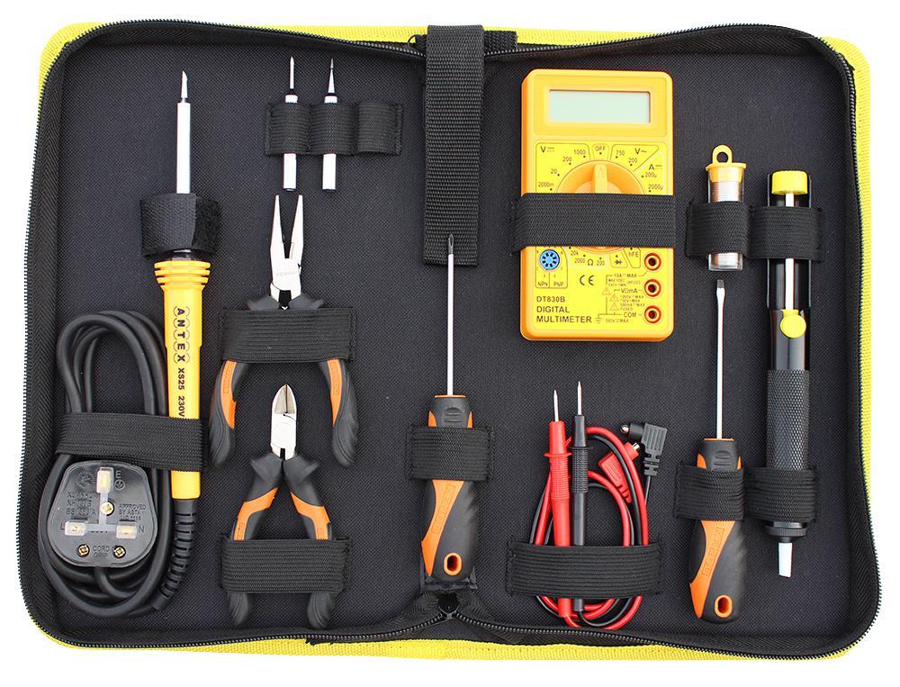 ANTEX XS25 Soldering Tool Kit with Multimeter (UK Plug)