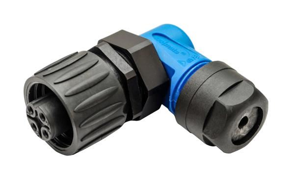 AMPHENOL Ecomate C016 Connecteur 3P+E 90° à vis