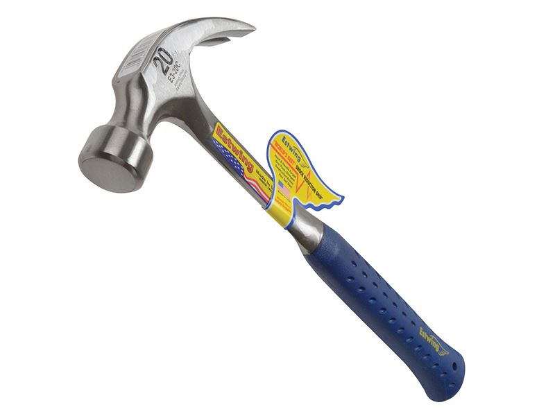 Estwing E3/20C Klauehammer mit Vinyl-Griff, 560g (20oz)