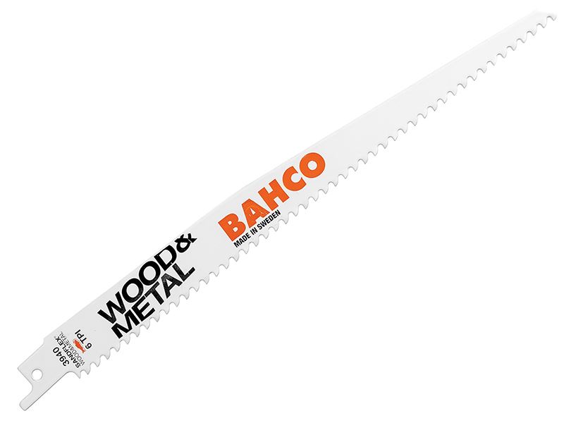 Bahco Hojas de Sierra Bi-Metal para Sable 228mm 6 TPI (5 Unidades)