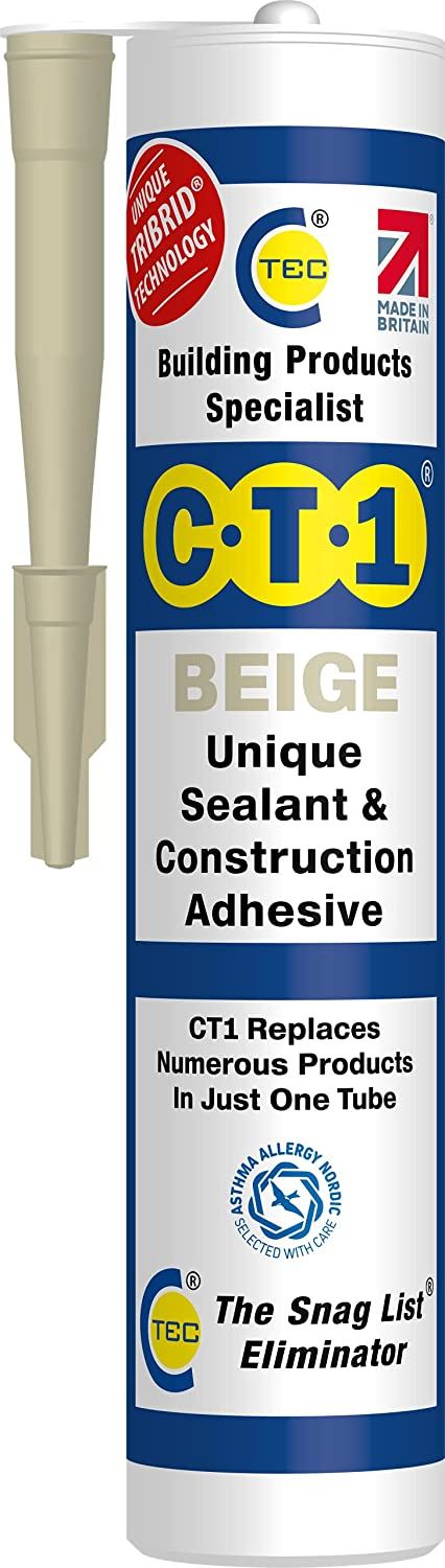 CT1 Beige Bouwkit & Lijm Snag Tube (1 Verpakking)