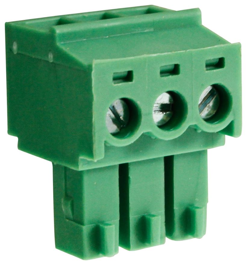 CAMDENBOSS - Terminal Blok Penjepit Boleh Dicabut 3.81mm, 3-Kutub, 8A