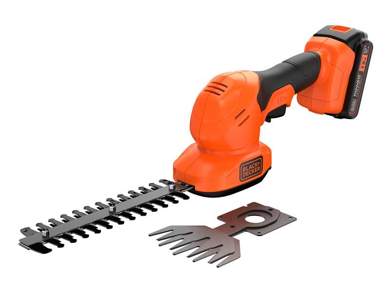 BLACK + DECKER BCSS18D1 Tijera de podar 18V con batería 2.0Ah