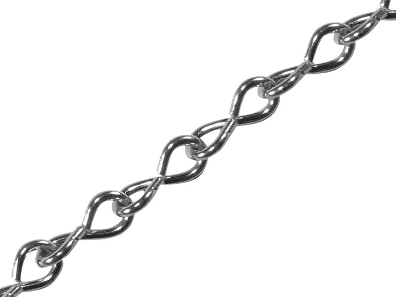 Faithfull Jack Chain 1,6mm x 2,5m, verzinkt