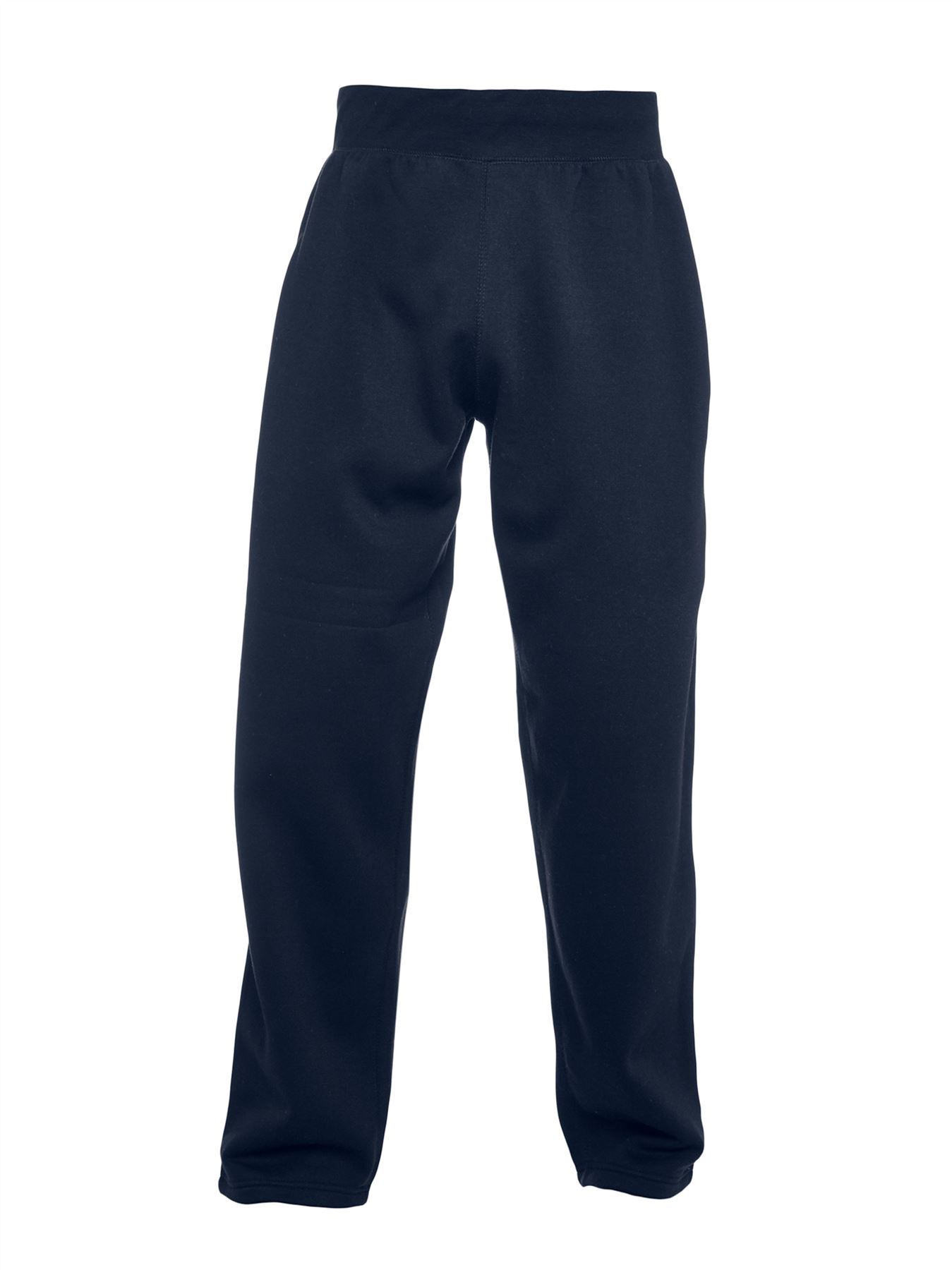 Uneek Kids' Jog Bottoms - Navy, 11/13 YRS, Polyester/Cotton Mix